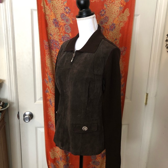 Vintage, Essentials by Milano, Suede Jacket - Picture 3 of 5